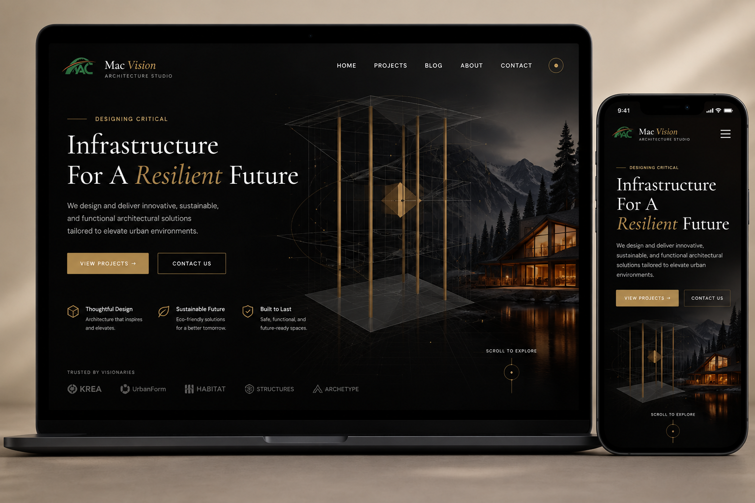 Mac Vision Product Interface